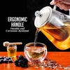 image:imageOVENTE Glass Teapot with Removable Stainless Steel Infuser Clear FGH17TClear  40 oz