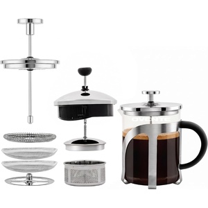 image:imageOVENTE French Press Coffee Maker 20oz BPAFree Cold Brewer Clear FGC20T20 Ounce