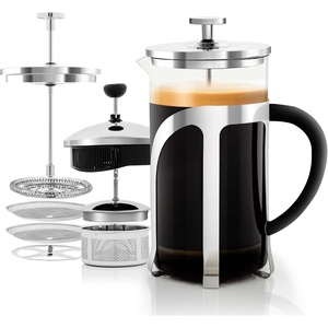 image:imageOVENTE French Press Coffee Maker 20oz BPAFree Cold Brewer Clear FGC20T34 Ounce