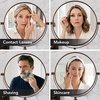 image:imageOVENTE 9 Wall Mounted Makeup Mirror Nickel Brushed MNLFW90BR1X10XAntique Bronze