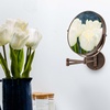 image:imageOVENTE 9 Wall Mounted Makeup Mirror Nickel Brushed MNLFW90BR1X10XAntique Bronze