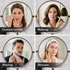 image:imageOVENTE 9 Wall Mounted Makeup Mirror Nickel Brushed MNLFW90BR1X10XAntique Bronze