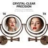 image:imageOVENTE Hardwired Wallmount Bathroom Mirror Rubbed Bronze MPWD3185BZ1X7XAntique Bronze
