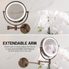 image:imageOVENTE Hardwired Wallmount Bathroom Mirror Rubbed Bronze MPWD3185BZ1X7XAntique Bronze