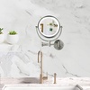 image:imageOVENTE Hardwired Wallmount Bathroom Mirror Rubbed Bronze MPWD3185BZ1X7XNickel Brushed