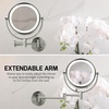 image:imageOVENTE Hardwired Wallmount Bathroom Mirror Rubbed Bronze MPWD3185BZ1X7XNickel Brushed