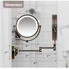 image:imageOVENTE Hardwired Wallmount Bathroom Mirror Rubbed Bronze MPWD3185BZ1X7XOil Rubbed Bronze