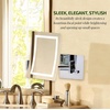 image:imageOVENTE Hardwired Wallmount Bathroom Mirror Rubbed Bronze MPWD3185BZ1X7XPolished Chrome