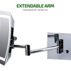 image:imageOVENTE Hardwired Wallmount Bathroom Mirror Rubbed Bronze MPWD3185BZ1X7XPolished Chrome