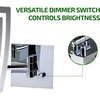 image:imageOVENTE Hardwired Wallmount Bathroom Mirror Rubbed Bronze MPWD3185BZ1X7XPolished Chrome