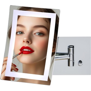 image:imageOVENTE Hardwired Wallmount Bathroom Mirror Rubbed Bronze MPWD3185BZ1X7XPolished Chrome