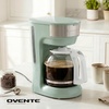 image:imageOVENTE 12Cup Drip Coffee Maker with Easy OnOff Switch Black CM412BLight Teal