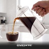 image:imageOVENTE 12oz French Press Coffee Maker with 4 Filters System Silver FSL12S12 Ounce