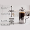image:imageOVENTE 12oz French Press Coffee Maker with 4 Filters System Silver FSL12S12 Ounce