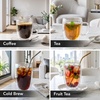 image:imageOVENTE 12oz French Press Coffee Maker with 4 Filters System Silver FSL12S20 Ounce