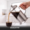 image:imageOVENTE 12oz French Press Coffee Maker with 4 Filters System Silver FSL12S34 Ounce