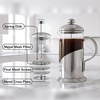image:imageOVENTE 12oz French Press Coffee Maker with 4 Filters System Silver FSL12S34 Ounce