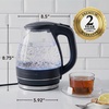 image:imageOVENTE 15L Glass Electric Kettle Water Boiler Pink KG83FBlack
