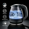 image:imageOVENTE 15L Glass Electric Kettle Water Boiler Pink KG83FBlack