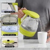 image:imageOVENTE 15L Glass Electric Kettle Water Boiler Pink KG83FGreen