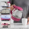 image:imageOVENTE 15L Glass Electric Kettle Water Boiler Pink KG83FPink