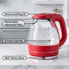 image:imageOVENTE 15L Glass Electric Kettle Water Boiler Pink KG83FRed