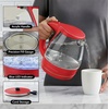 image:imageOVENTE 15L Glass Electric Kettle Water Boiler Pink KG83FRed