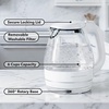 image:imageOVENTE 15L Glass Electric Kettle Water Boiler Pink KG83FWhite