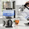 image:imageOVENTE 17L Glass Electric Kettle Water Boiler Silver KG612SSilver
