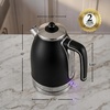 image:imageOVENTE 17L Stainless Steel Electric Kettle 1500W Power Silver KS777SBlack