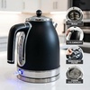 image:imageOVENTE 17L Stainless Steel Electric Kettle 1500W Power Silver KS777SBlack