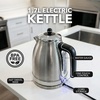 image:imageOVENTE 17L Stainless Steel Electric Kettle 1500W Power Silver KS777SSilver Matte