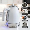 image:imageOVENTE 17L Stainless Steel Electric Kettle 1500W Power Silver KS777SWhite
