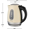 image:imageOVENTE 17L Stainless Steel Electric Kettle for Tea or Coffee Beige KS96BGBeige KS96