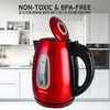 image:imageOVENTE 17L Stainless Steel Electric Kettle for Tea or Coffee Beige KS96BGRed KS96