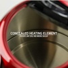 image:imageOVENTE 17L Stainless Steel Electric Kettle for Tea or Coffee Beige KS96BGRed KS96
