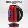 image:imageOVENTE 17L Stainless Steel Electric Kettle for Tea or Coffee Beige KS96BGRed KS96