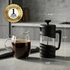 image:imageOVENTE 20oz French Press Coffee Maker with 4Level Filtration Black FPW20B12 Ounce