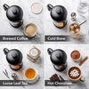 image:imageOVENTE 34oz French Press Coffee Maker with 4Level Filtration Black FPB34B20 Ounce