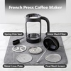 image:imageOVENTE 34oz French Press Coffee Maker with 4Level Filtration Black FPB34B34 Ounce