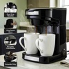 image:imageOVENTE Dual Drip Coffee Maker with Easy OnOff Switch Black CMDD2MB