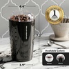 image:imageOVENTE Electric Coffee Grinder with One Touch PushButton Maroon CG225MBlack