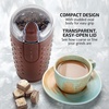 image:imageOVENTE Electric Coffee Grinder with One Touch PushButton Maroon CG225MBrown