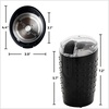 image:imageOVENTE Electric Coffee Grinder with One Touch PushButton Maroon CG225MKG516B  CG225B