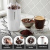 image:imageOVENTE Electric Coffee Grinder with One Touch PushButton Maroon CG225MWhite