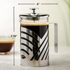 image:imageOVENTE French Press Coffee Maker 12oz with 4 Filters System Silver FSD12P27 Ounce