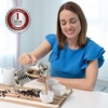 image:imageOVENTE French Press Coffee Maker 20oz with 4 Filters System Silver FSH20S12 Ounce