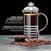 image:imageOVENTE French Press Coffee Maker 20oz with 4 Filters System Silver FSH20S12 Ounce