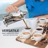 image:imageOVENTE French Press Coffee Maker 20oz with 4 Filters System Silver FSH20S20 Ounce