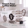 image:imageOVENTE French Press Coffee Maker 27oz with 4 Filters System Copper FSW27C27 Ounce